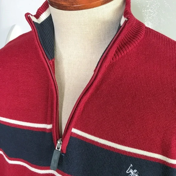 SOLD US Polo Assn. Men's Size XL Sweater Half Zip NWT - Picture 3 of 8